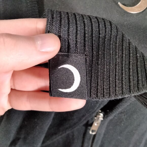 NWOT Killstar Stella Luna Cardigan M Goth Witchy Vamp Emo Celestial Whimsigoth - Picture 4 of 6